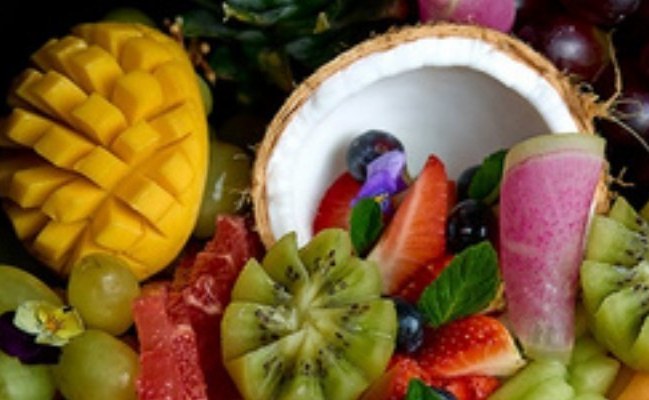 Fresh tropical fruit